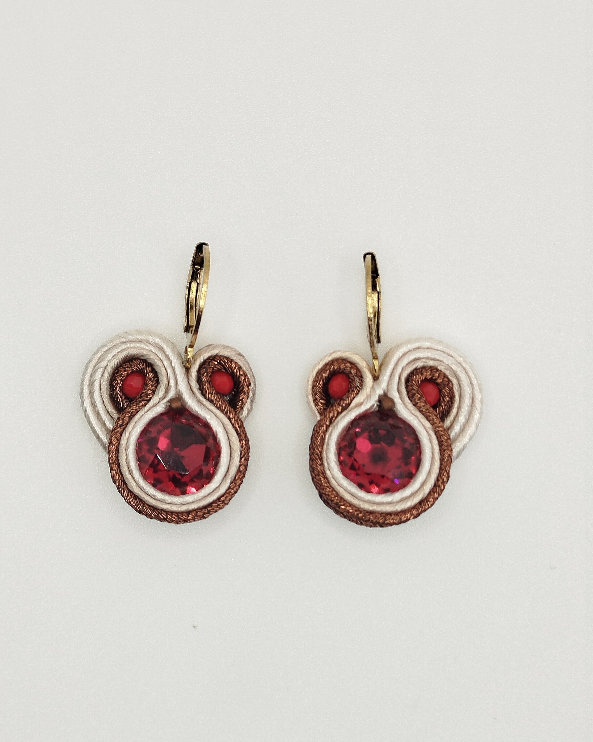 Pendientes Gema rojo - 3