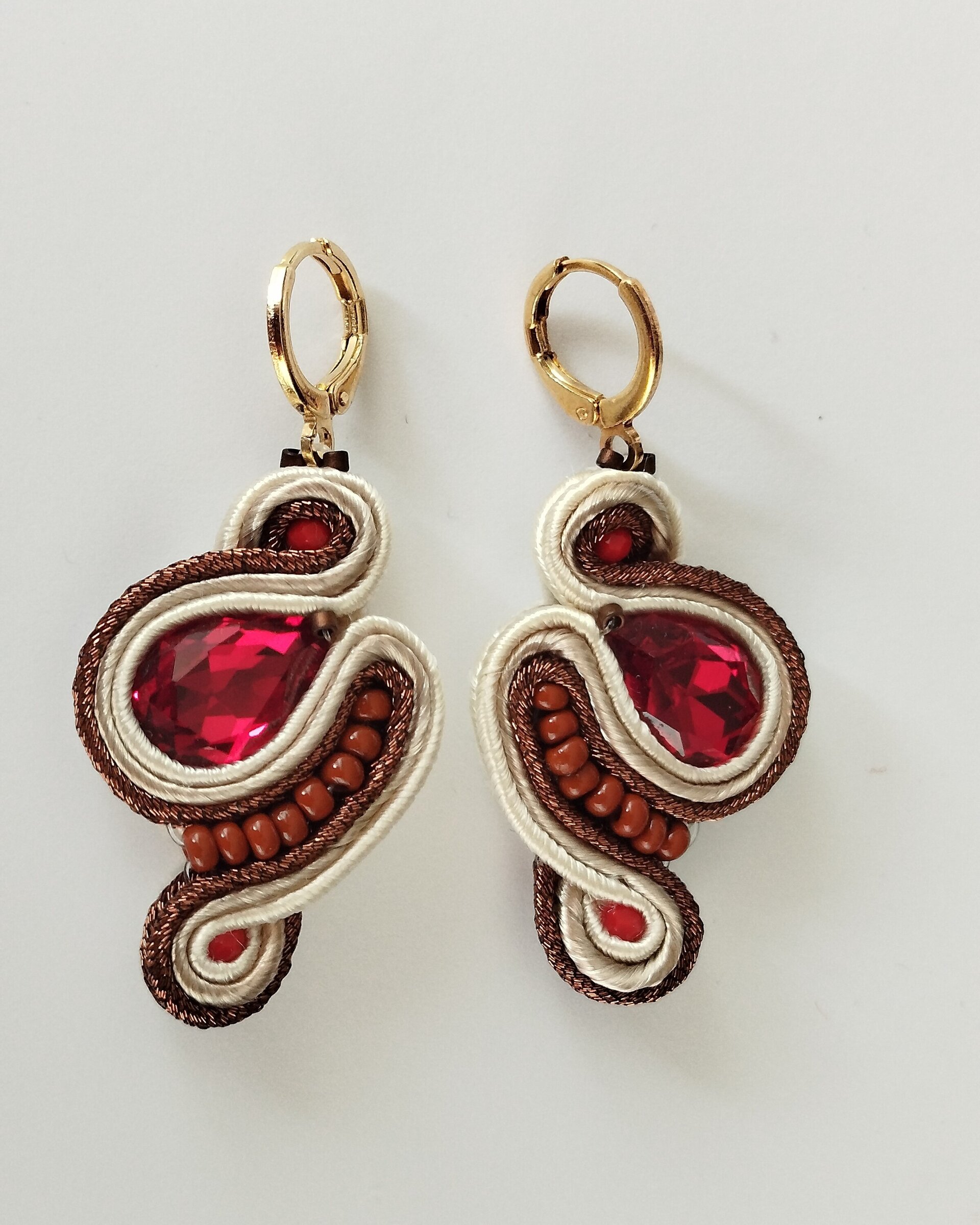 Pendientes Gaia marrón - 3