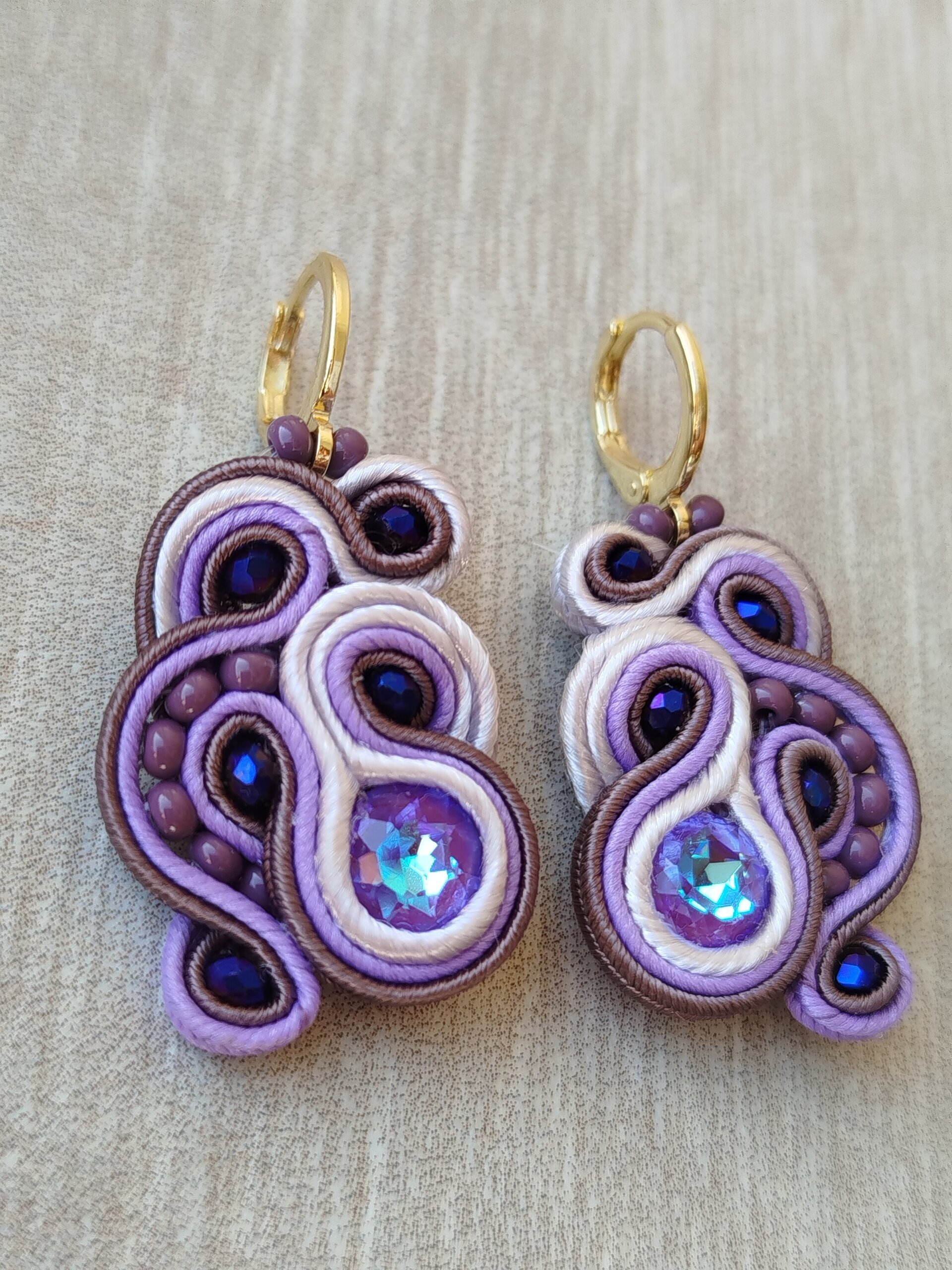 Pendientes Aisha morado - 2