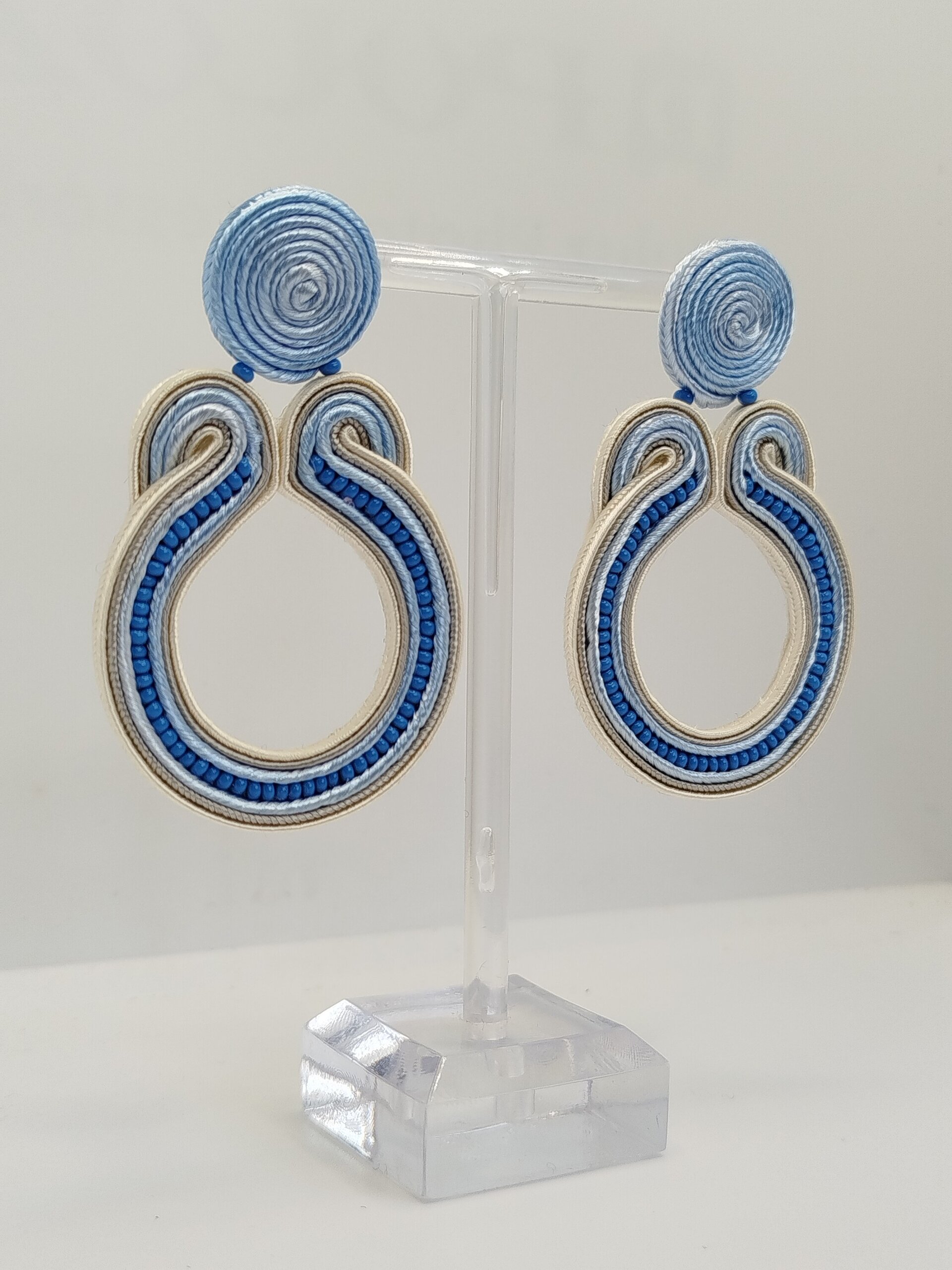 Pendientes Iris azul - 2