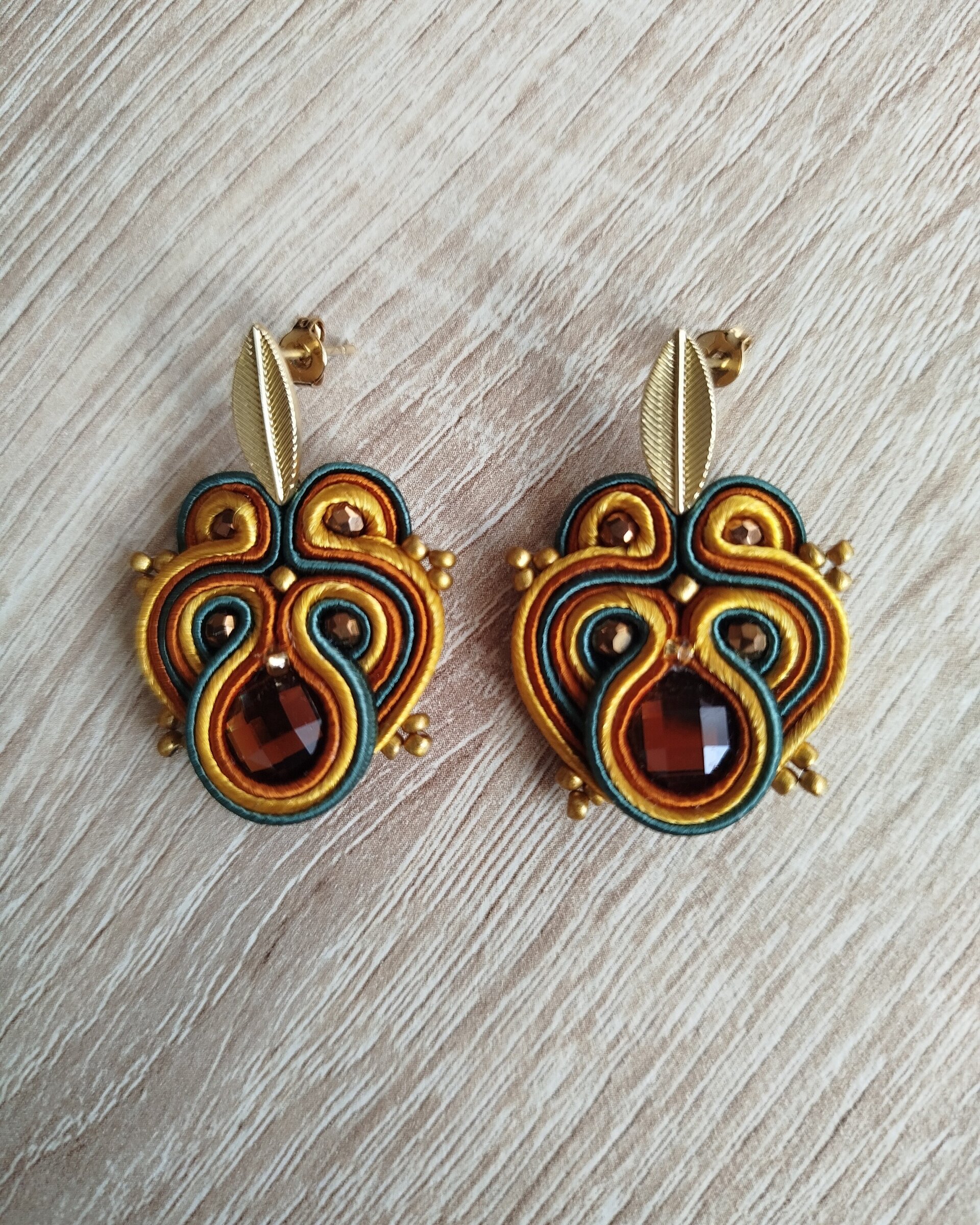 Pendientes Florencia marrón - 3