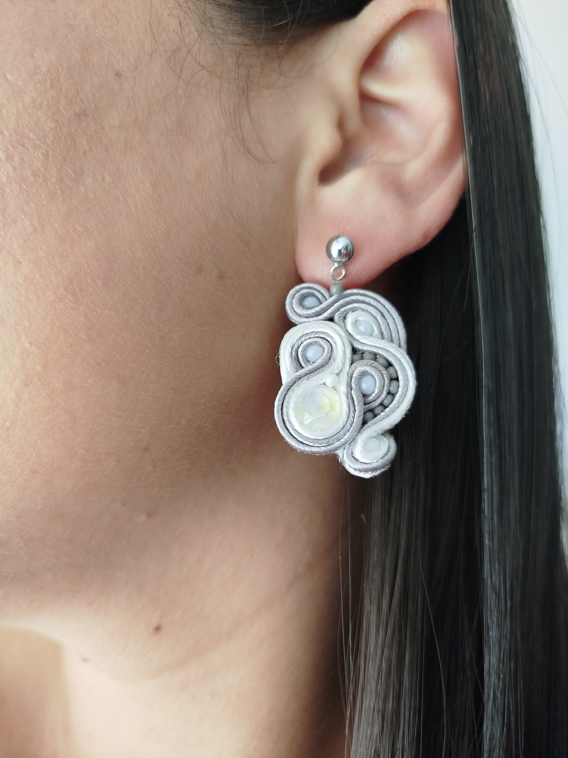 Pendientes Aisha blanco - 3