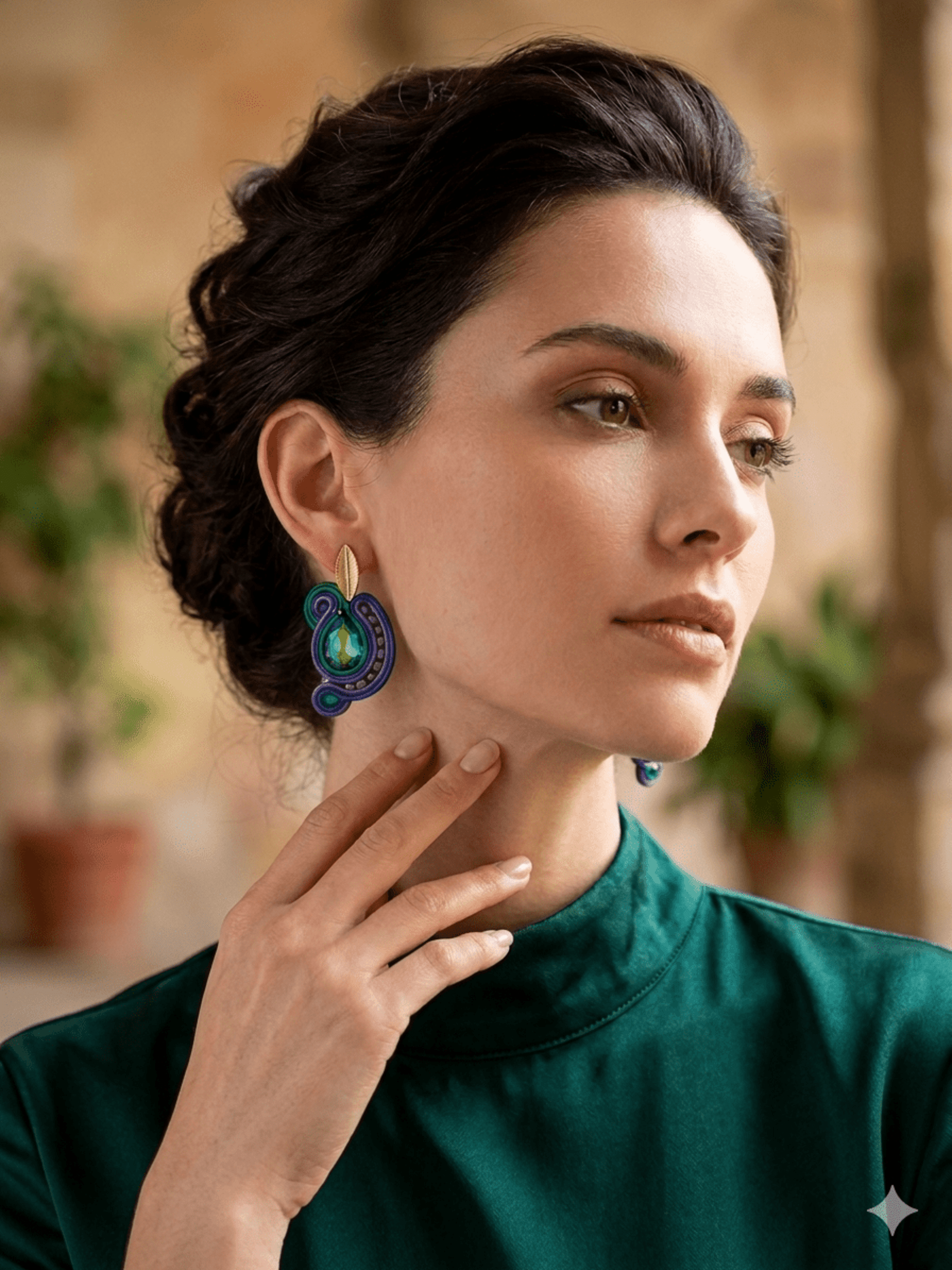 Pendientes Ara combinados - 1