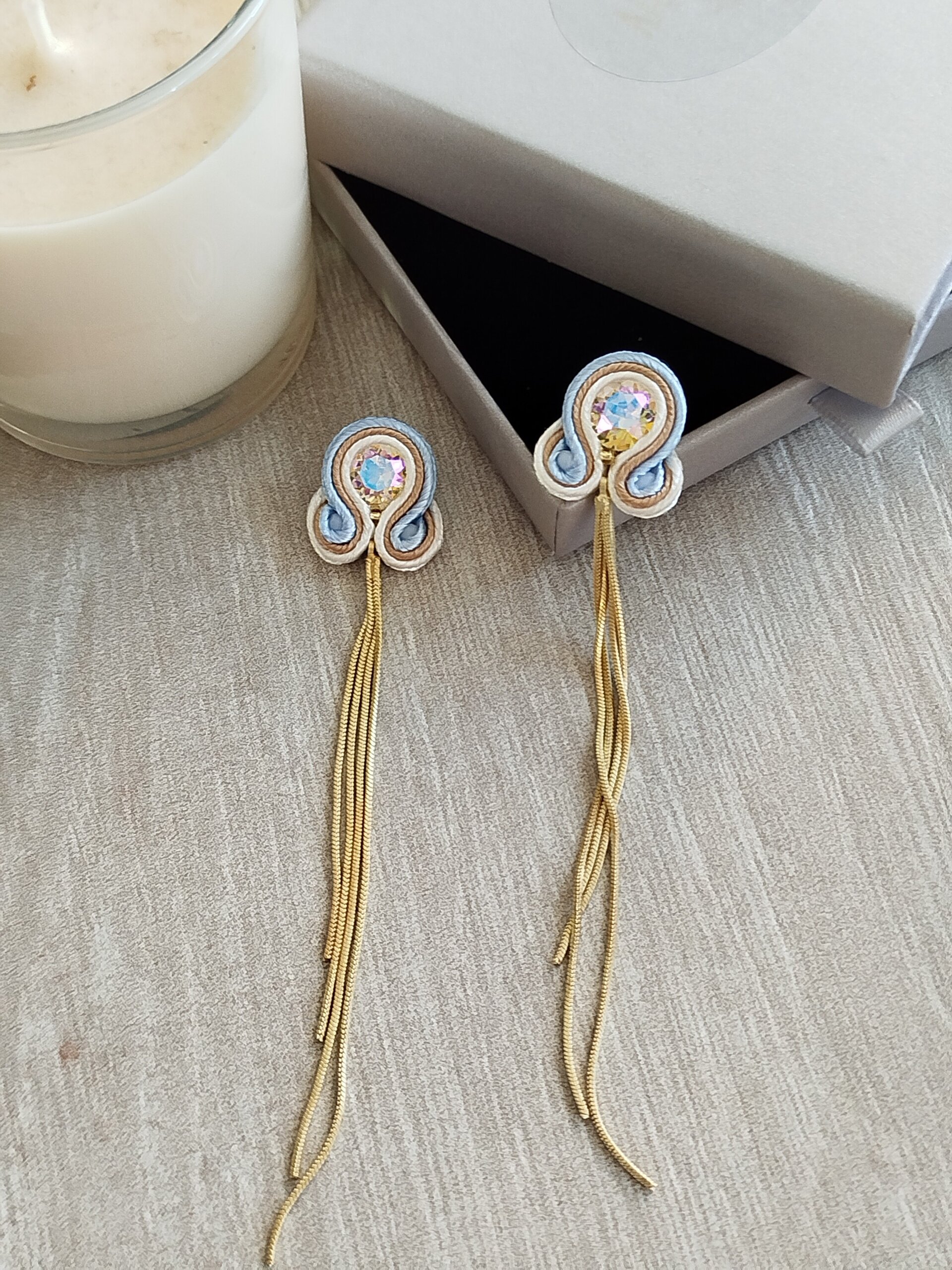 Pendientes Atenas azul - 3