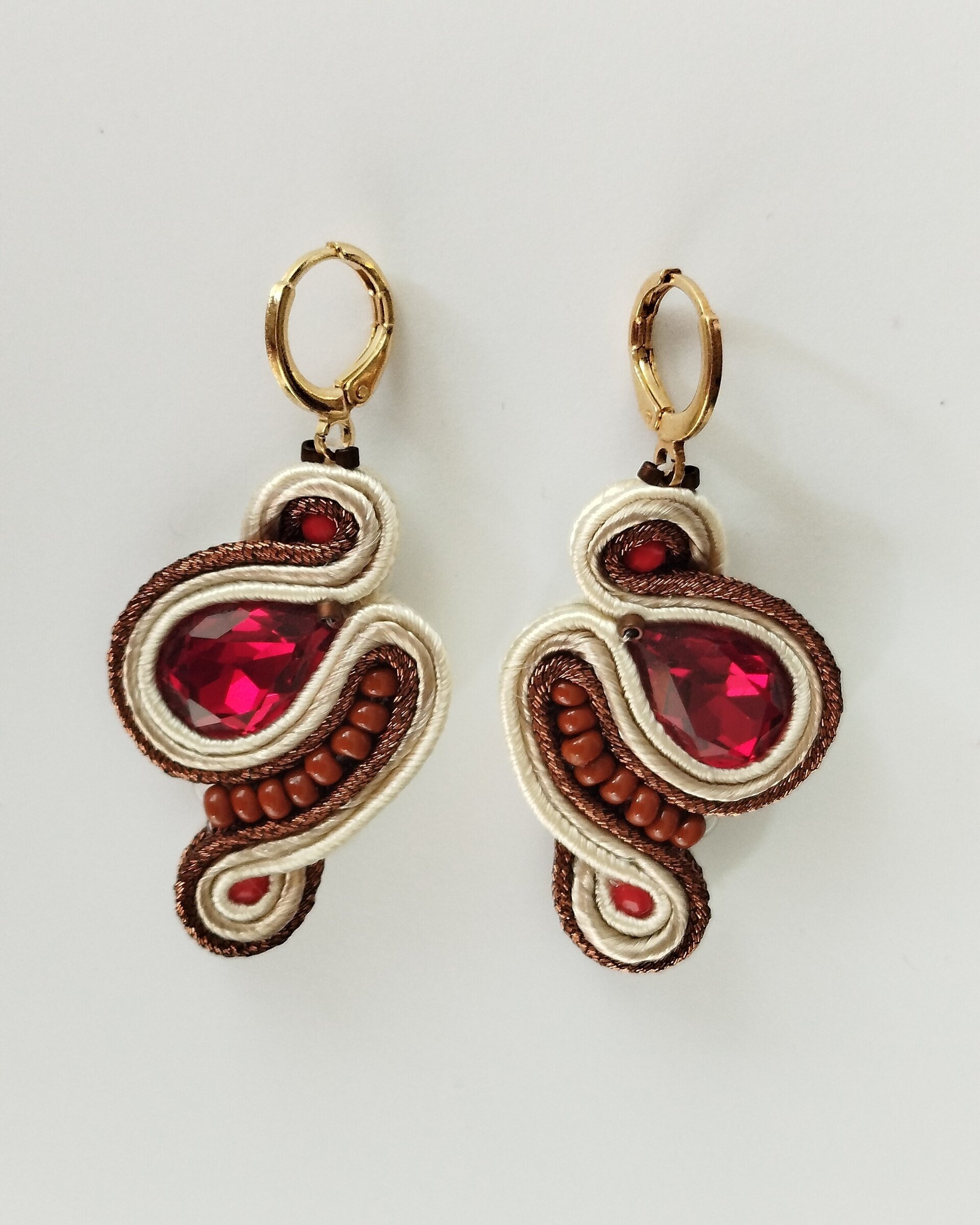 Pendientes Gaia marrón - 2