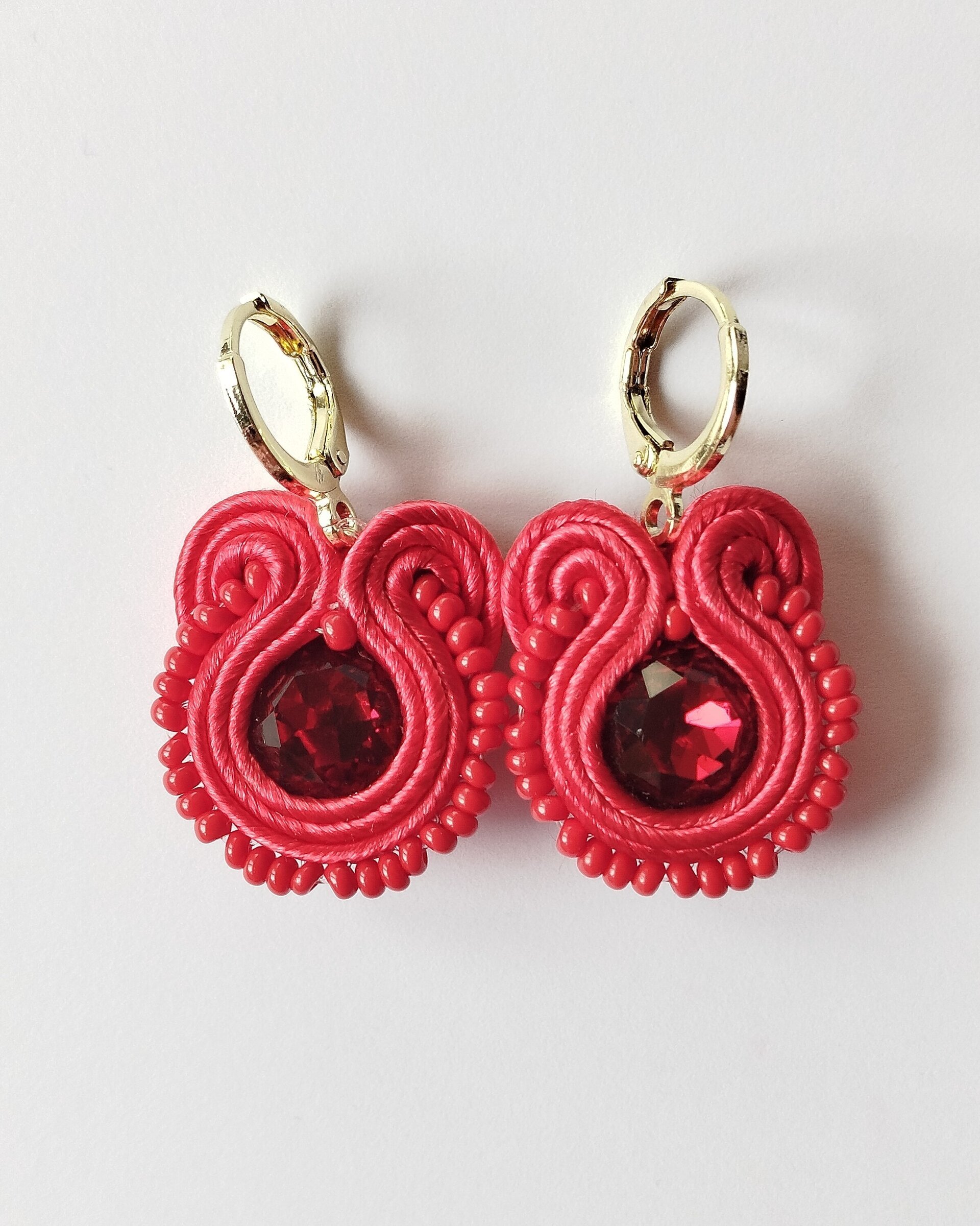 Pendientes Mia rojo - 2
