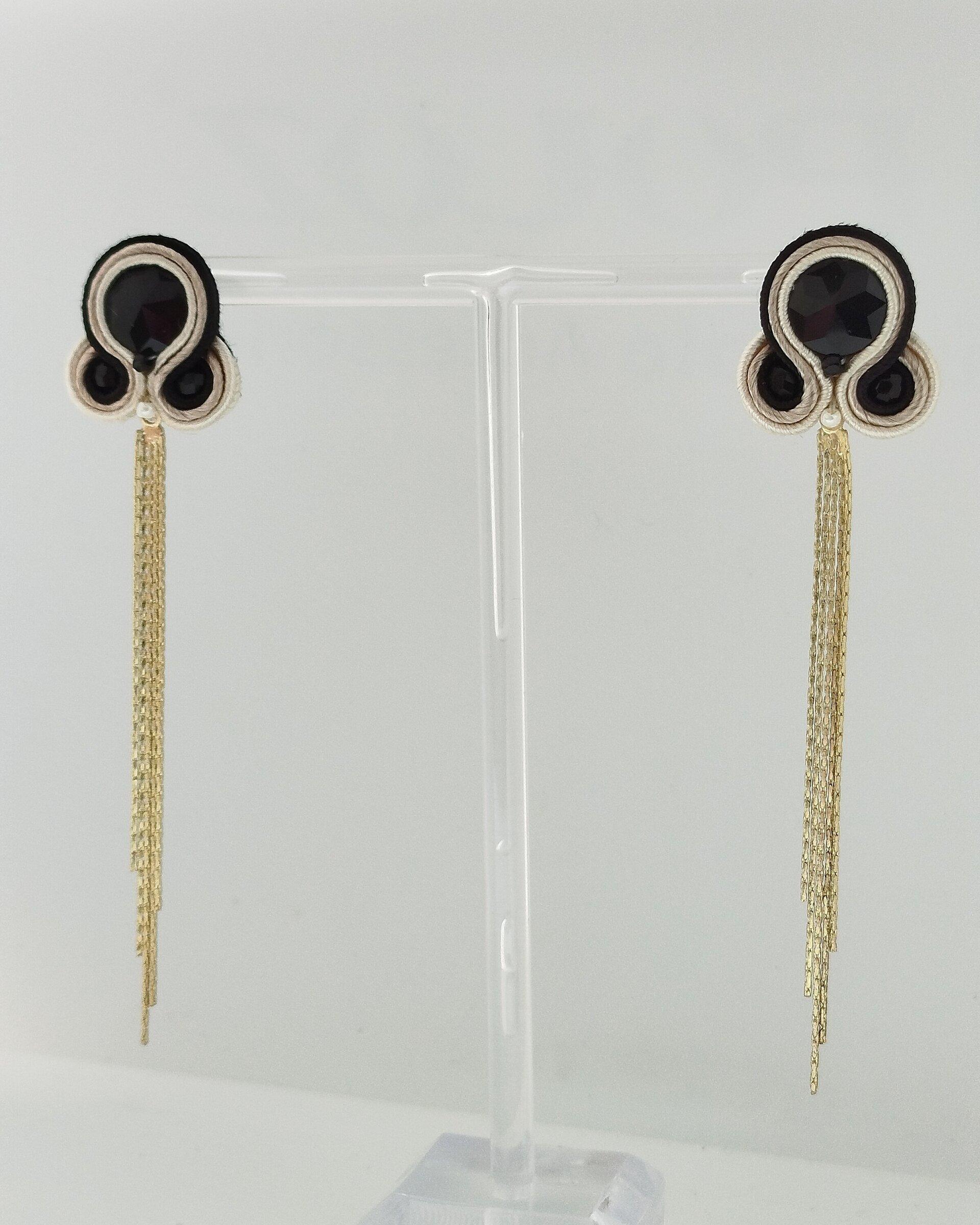 Pendientes Atenas negro - 2