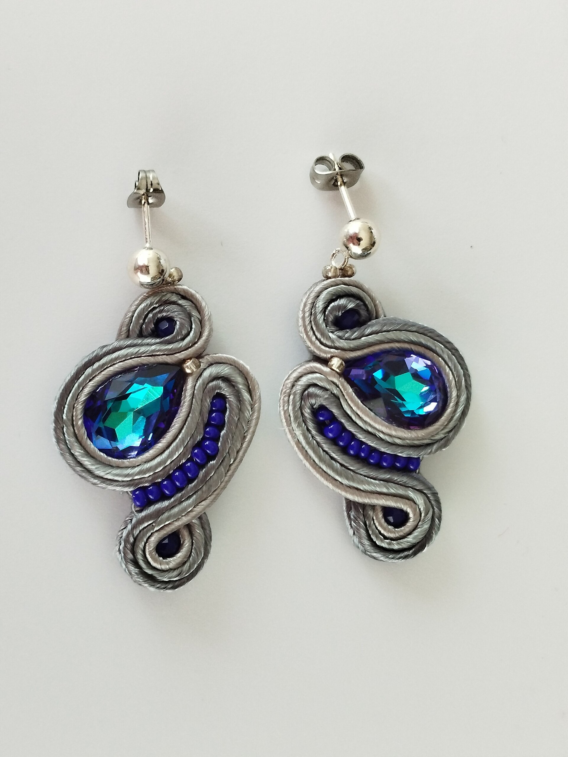 Pendientes Gaia gris - 2