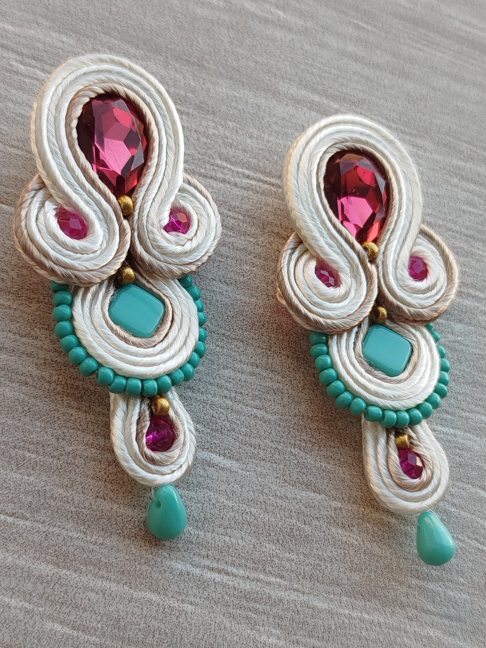 Pendientes Eva blanco - 2