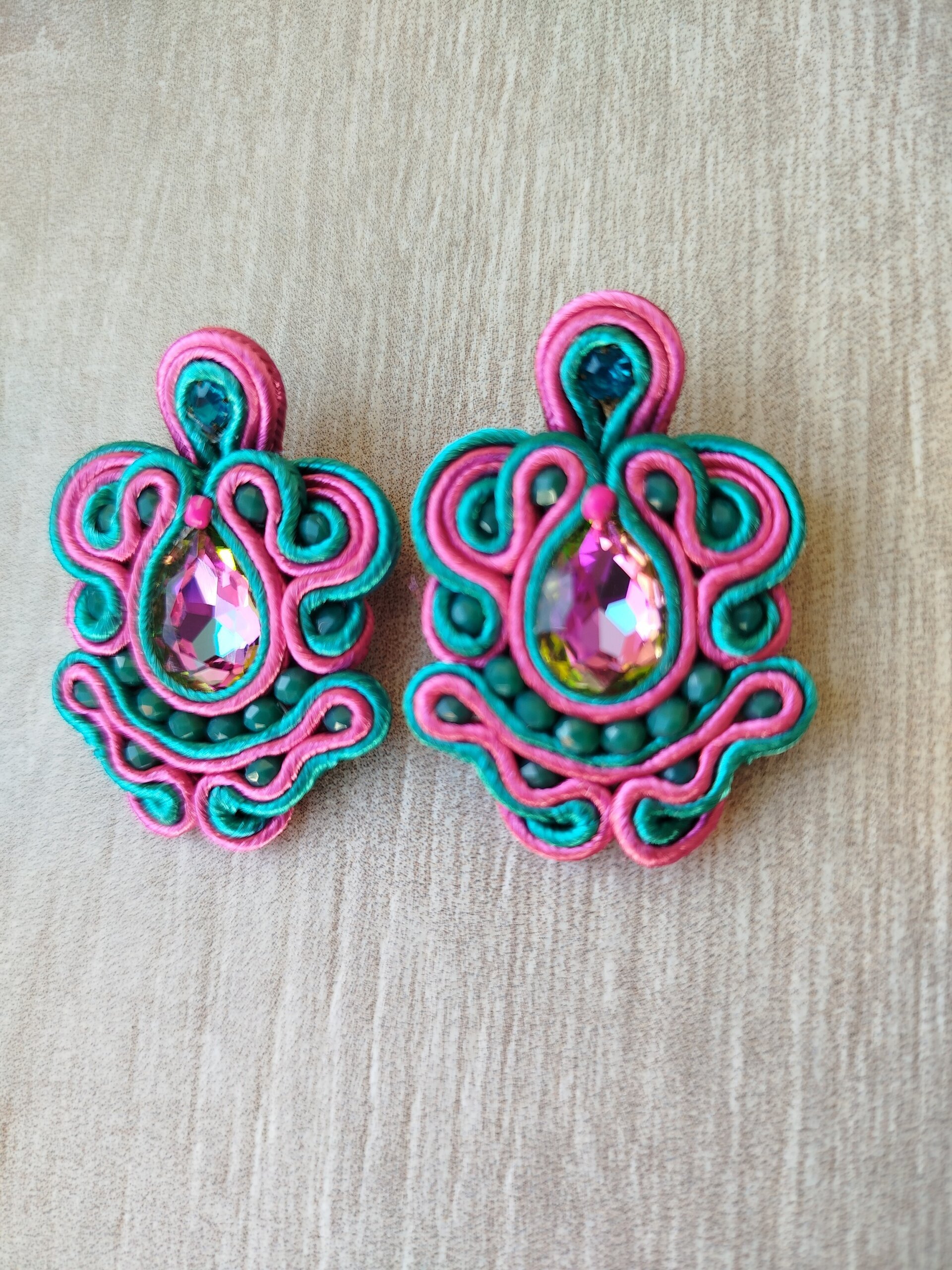 Pendientes Cala fucsia - 2