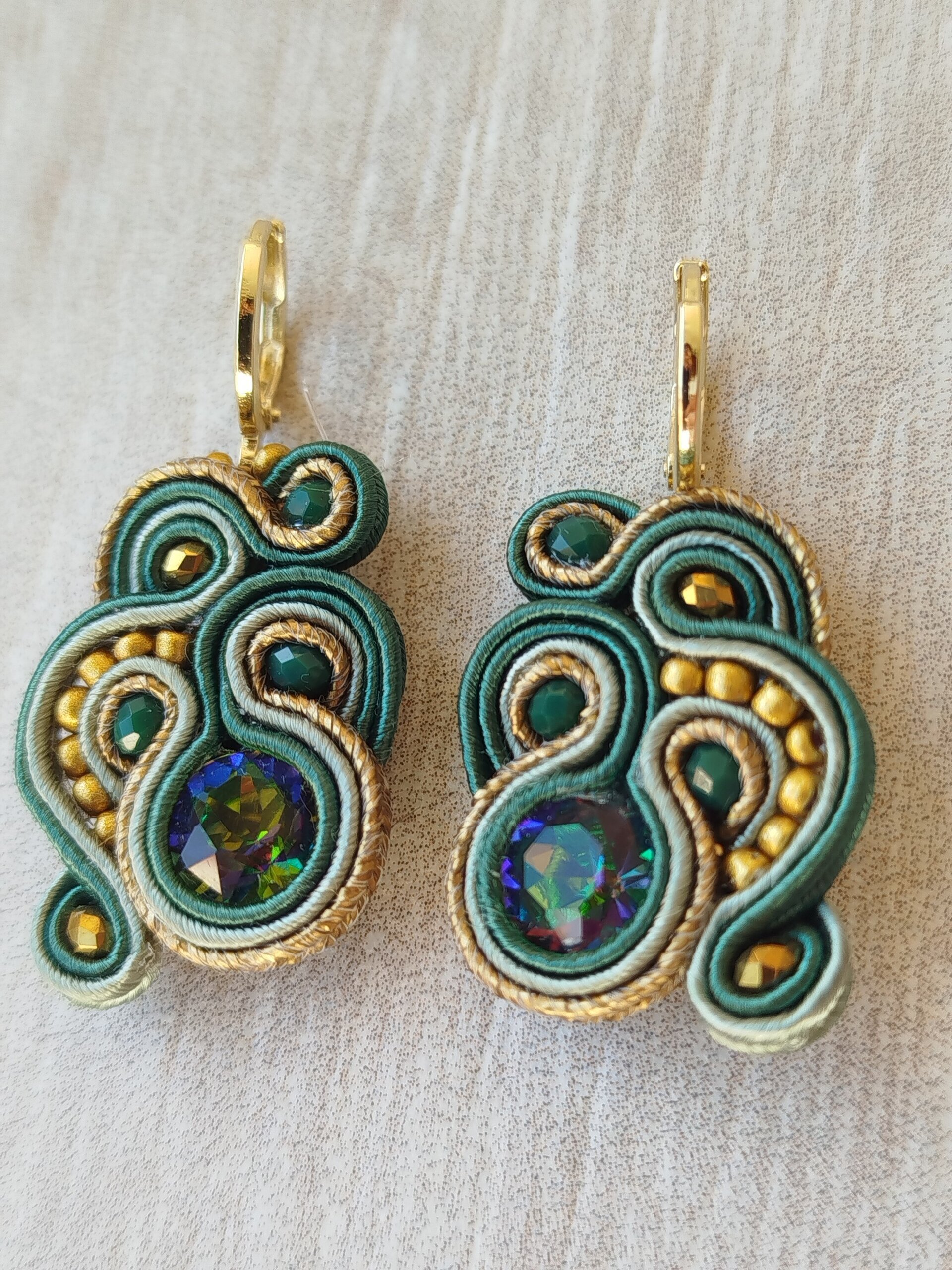 Pendientes Aisha verde - 2