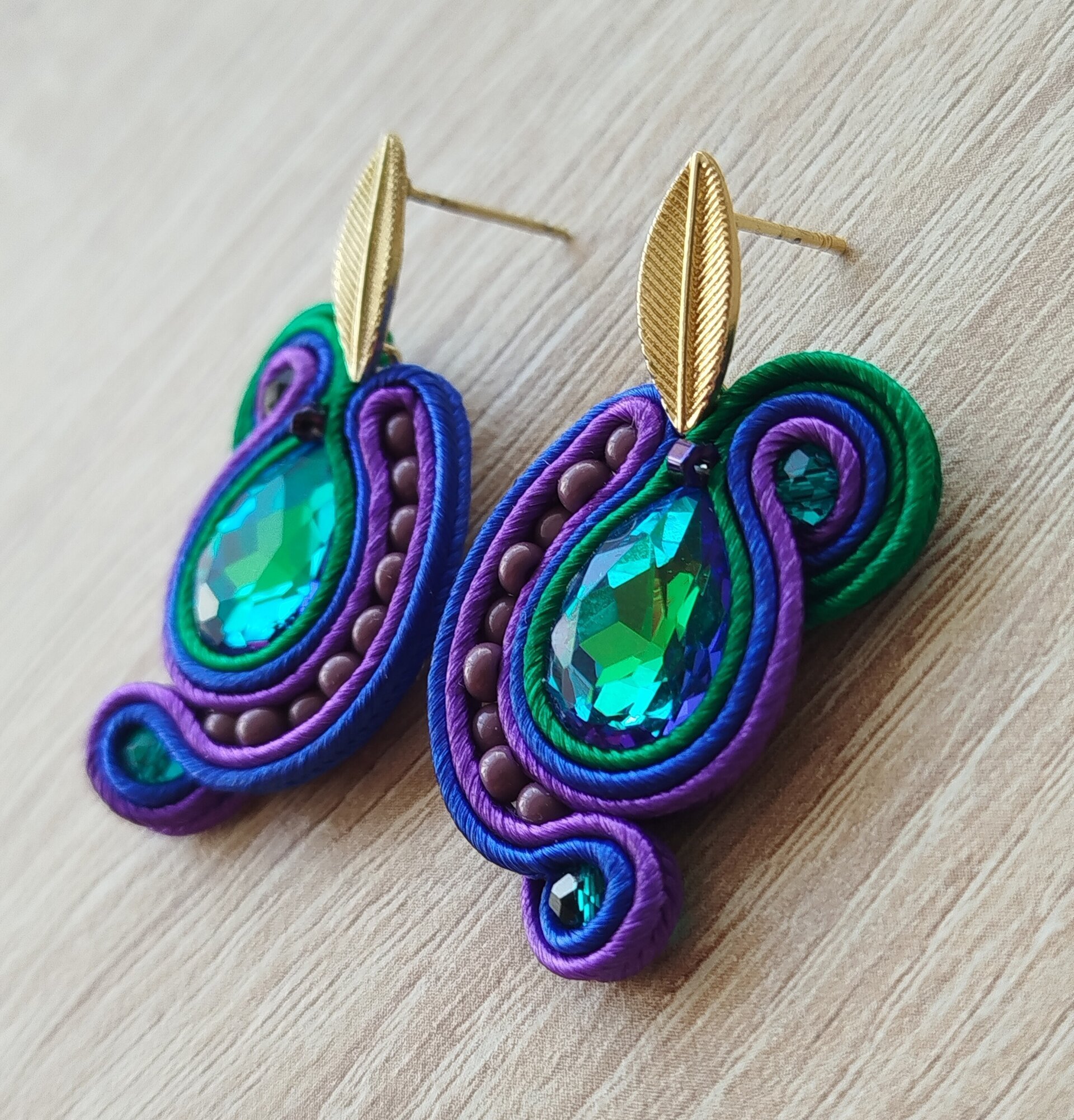 Pendientes Ara combinados - 2