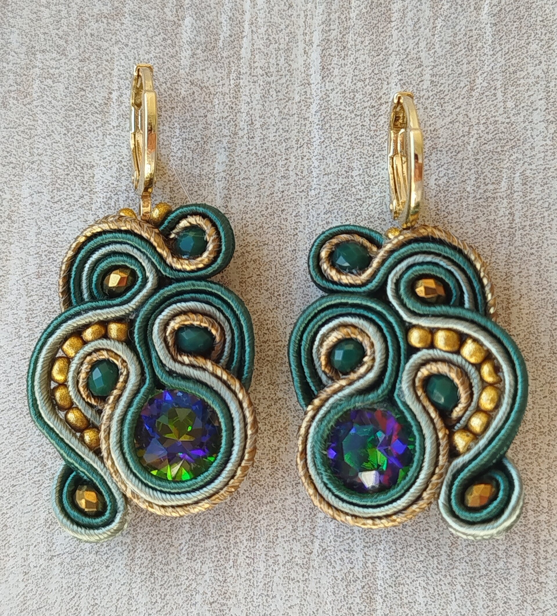 Pendientes Aisha verde - 1