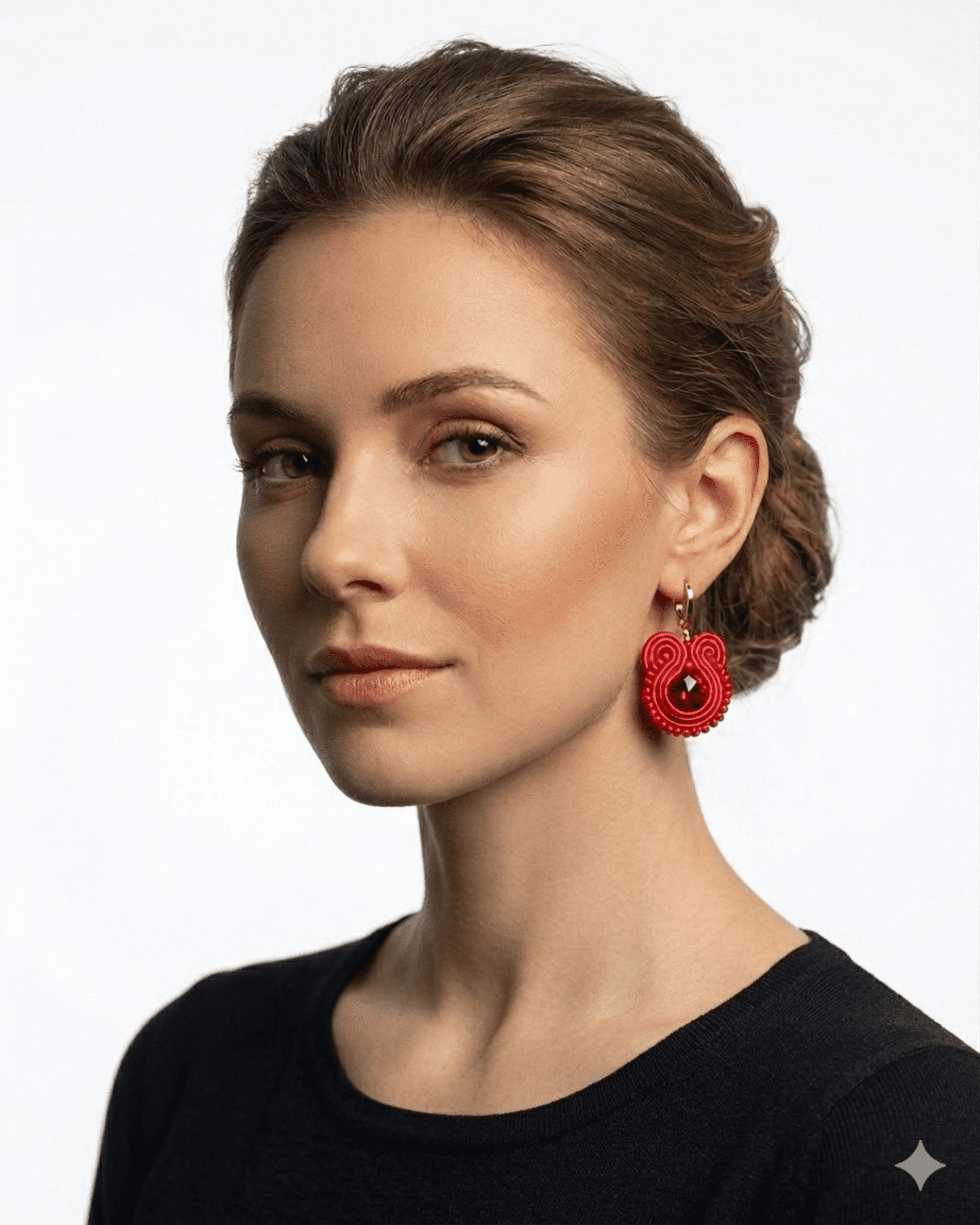 Pendientes Mia rojo - 2