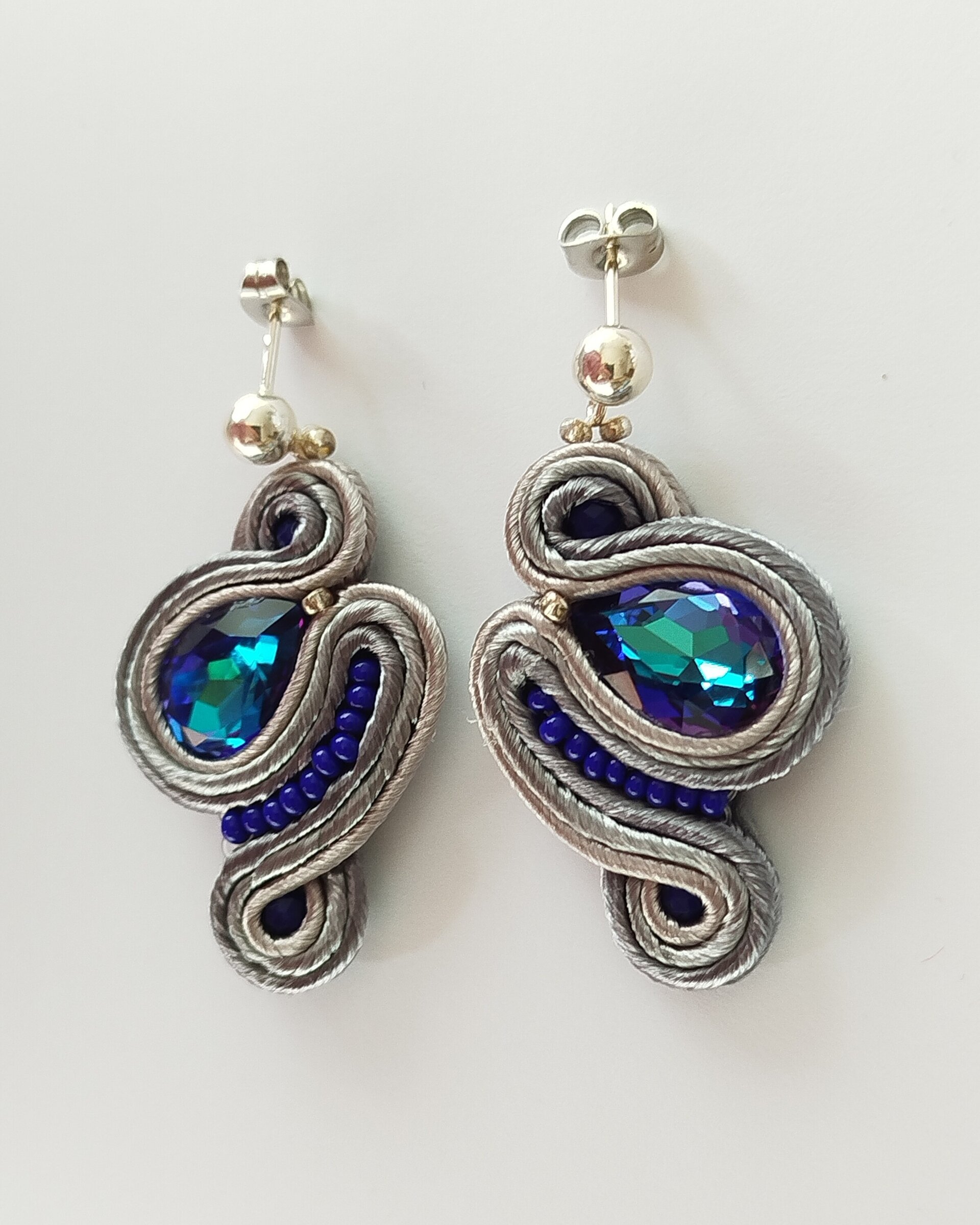 Pendientes Gaia gris - 3