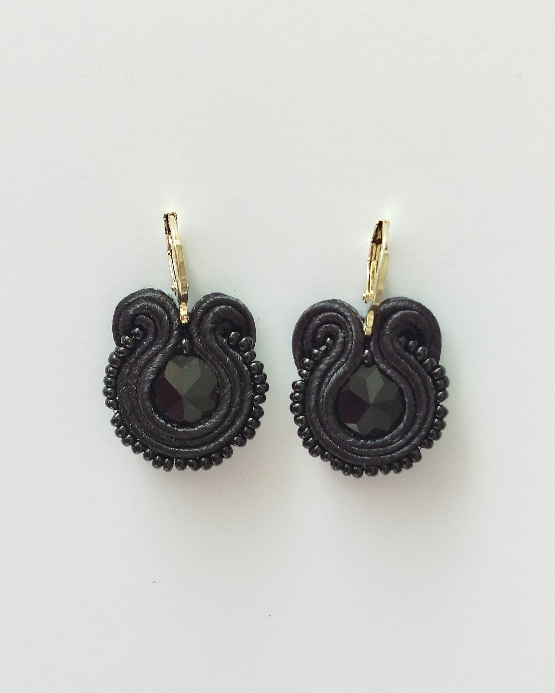 Pendientes Mia negro - 2